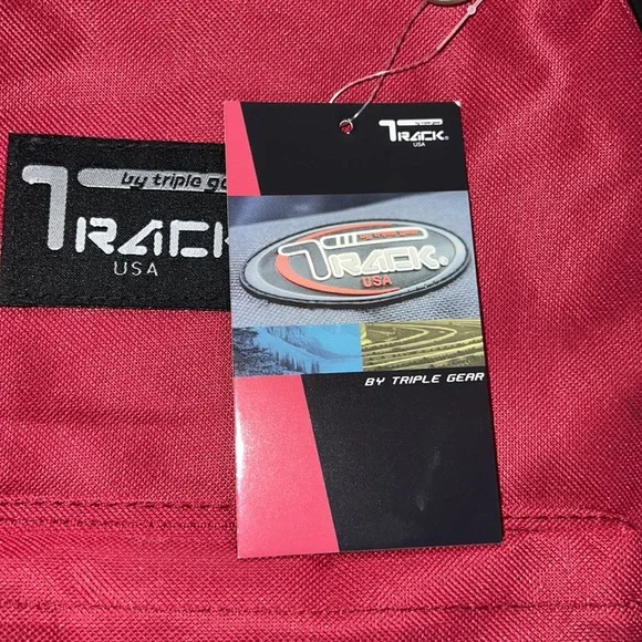 BRAND NEW!!! Track USA 17" Classic Red/Burgundy Student School Backpack - TB205 - Picture 2 of 7